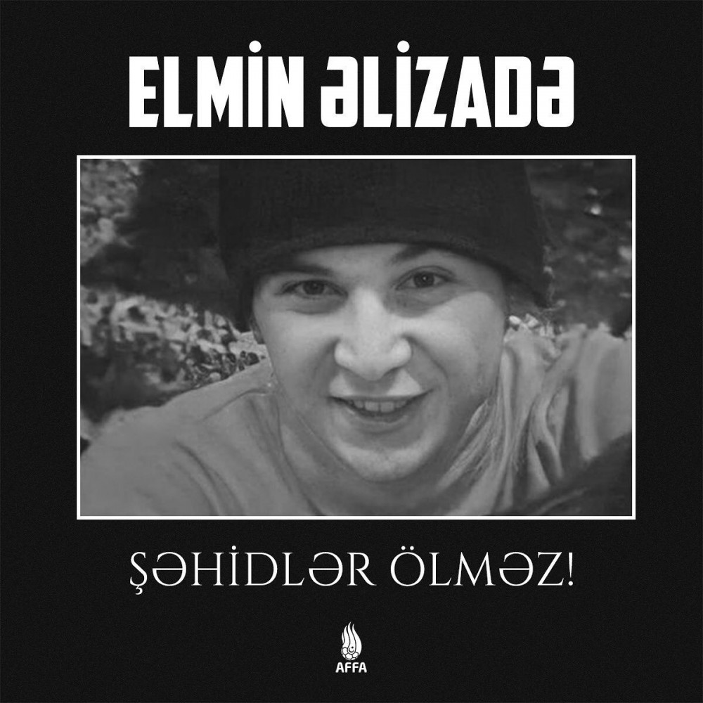 Şəhidlərimizdən birisabiq futbolçu imiş..