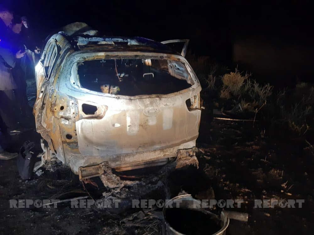 Azərbaycanda gecə saatlarında dəhşət: Maşında yanmış meyiti tapılan şəxs görün kimdir -FOTOLAR
