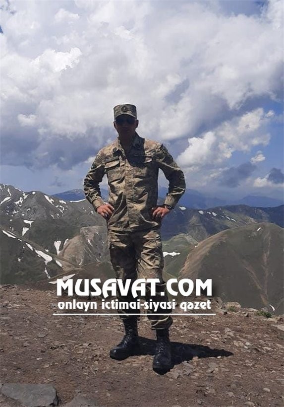 Bu gün həlak olan hərbçimizin- FOTOLARI