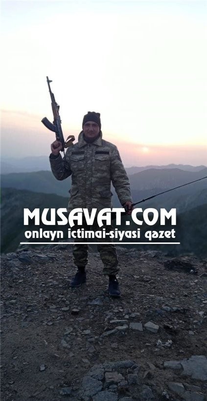 Bu gün həlak olan hərbçimizin- FOTOLARI