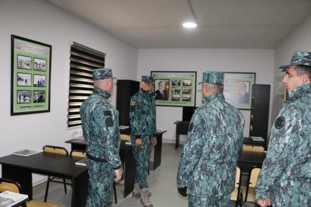 DSX-nin Ermənistanla sərhəddə yeni komendantlığıfəaliyyətə başlayıb - FOTOLAR