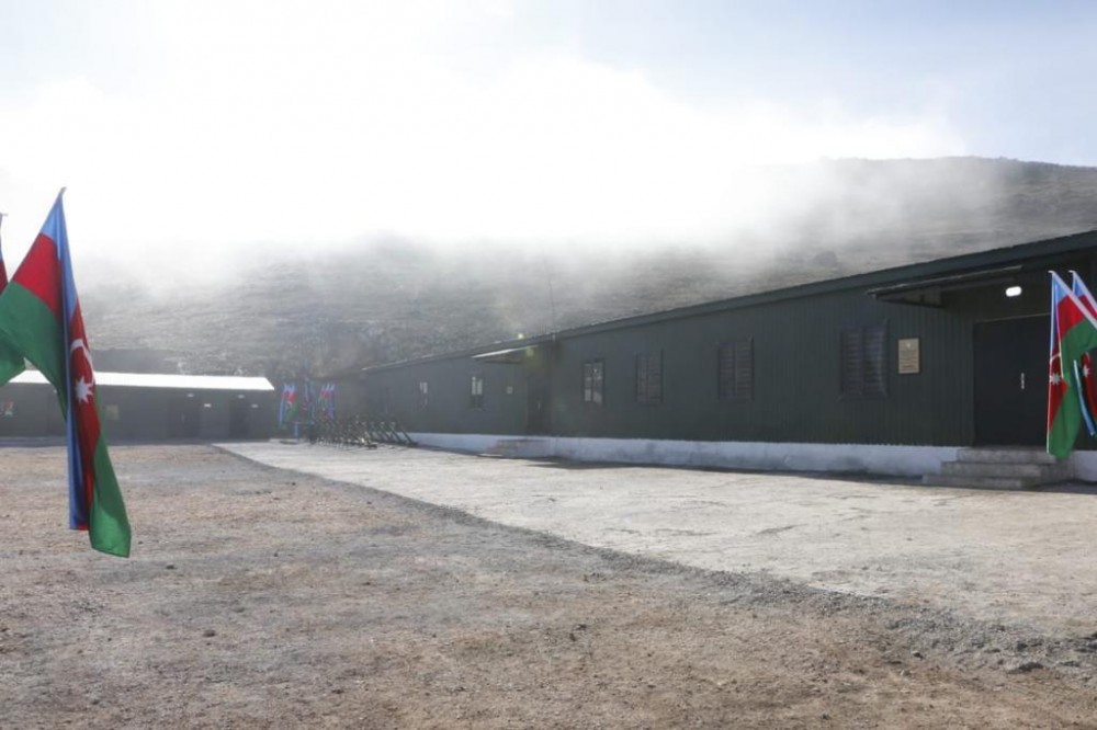 DSX-nin Ermənistanla sərhəddə yeni komendantlığıfəaliyyətə başlayıb - FOTOLAR