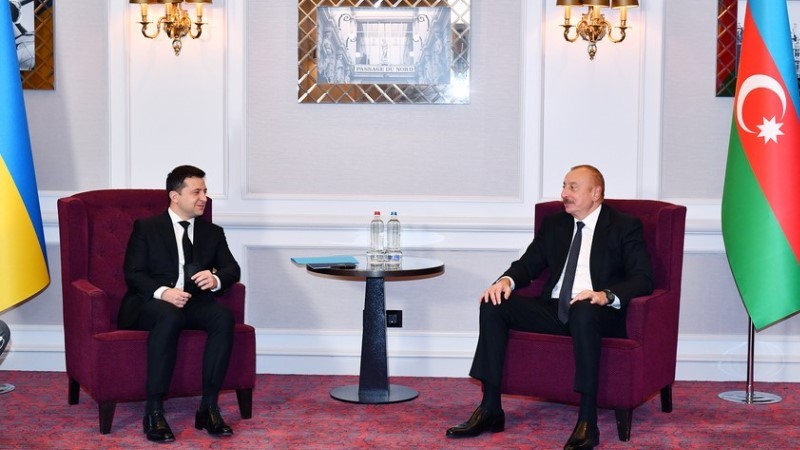İlham Əliyev Brüsseldə Zelenski ilə görüşdü(FOTOLAR)