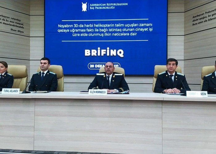 Hərbi helikopterin qəzaya uğraması ilə bağlısəbəblər açıqlanıb (YENİLƏNİB)