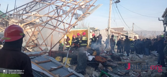 Nazirlik Mingəçevirdəki partlayışla bağlıMƏLUMAT YAYDI - FOTOLAR/YENİLƏNİB