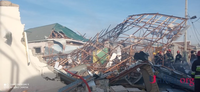 Nazirlik Mingəçevirdəki partlayışla bağlıMƏLUMAT YAYDI - FOTOLAR/YENİLƏNİB