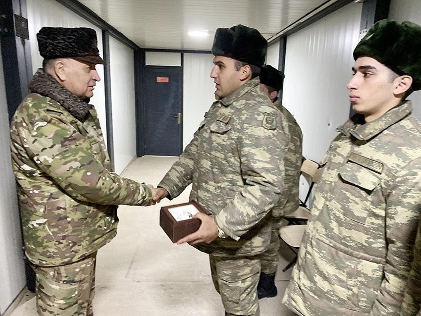 Laçında yerləşən hərbi hissələrin döyüş hazırlığıYOXLANILDI (FOTOLAR)