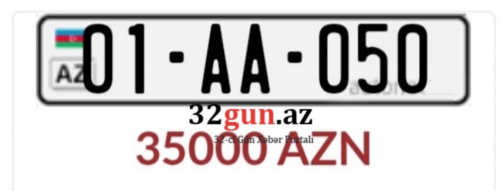 Azərbaycanda ev qiymətinə satılan maşın nömrəsi -111 min (FOTOLAR)