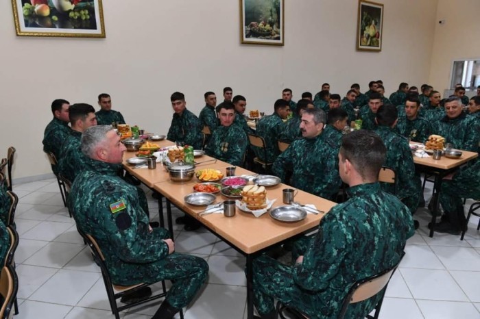 Elçin Quliyev Qubadlıda yeni qərargah bina­sının açılışında- FOTOLAR