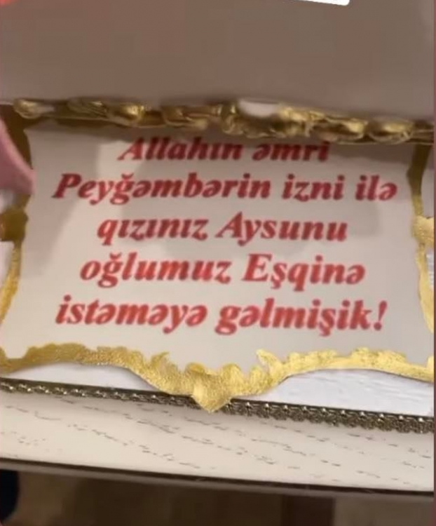 Rəqsanənin qızı Aysunun nişanlandı- Görün kim ilə (FOTO/VİDEO)