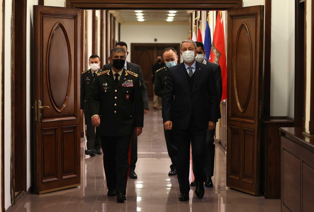 Hulusi Akar Zakir Həsənovu belə qarşıladı- VİDEO/FOTOLAR