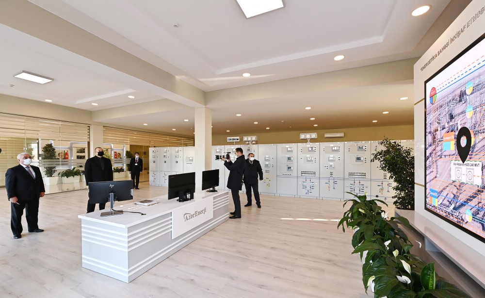 Prezident “Yaşma” qovşaq yarımstansiyasının açılışında- FOTOLAR