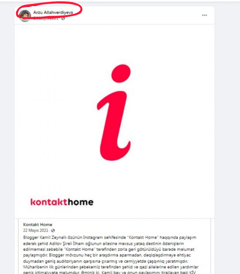 Deputat Elnur Allahverdiyevin "Kontakt Home" ilə bağlı yalanını həyat yoldaşı üzə çıxarıbmış- FOTOFAKT