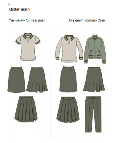 Şagirdlərin geyim forması ilə bağlı yeniQƏRAR (FOTOLAR)