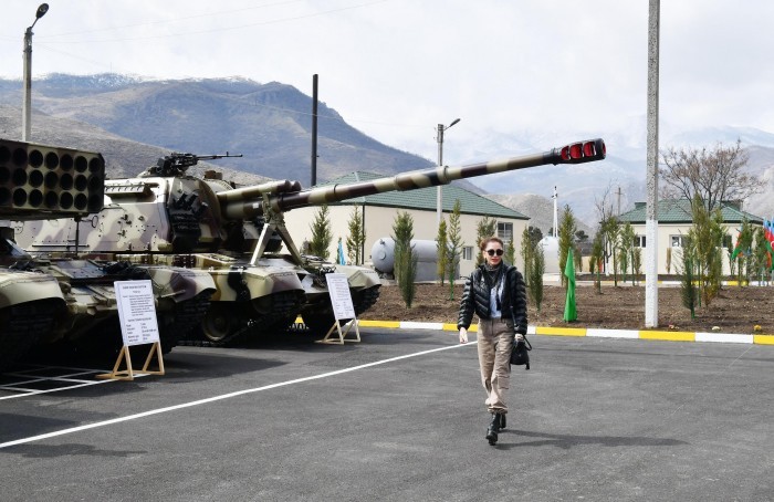 Müdafiə Nazirliyinin Suqovuşanda “N” saylı hərbi hissəsinin açılışı olub -FOTOLAR