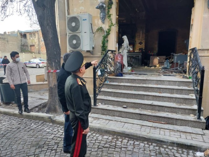 Kəmaləddin Heydərov hadisə yerində -FOTO