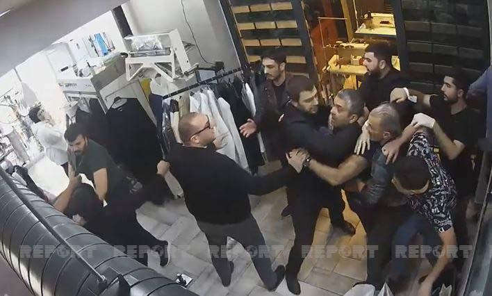 Bakıda nəğməkar-şair obyekt sahibini döydü(VİDEO/FOTO)