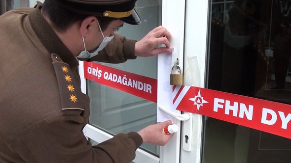 “Eurohome”un fəaliyyəti məhdudlaşdırıldı- FOTO/VİDEO