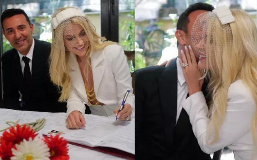 Məşhur müğənni ikinci dəfə evləndi- FOTO