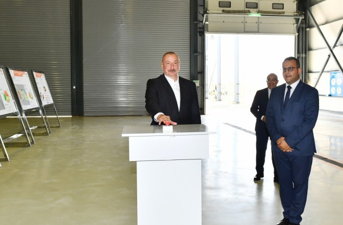 Prezident və xanımı açılışda- FOTOLAR