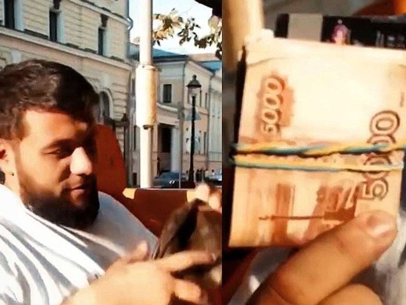 Çantasında 20 minə yaxın pulla gəzənazərbaycanlı müğənni (VİDEO)