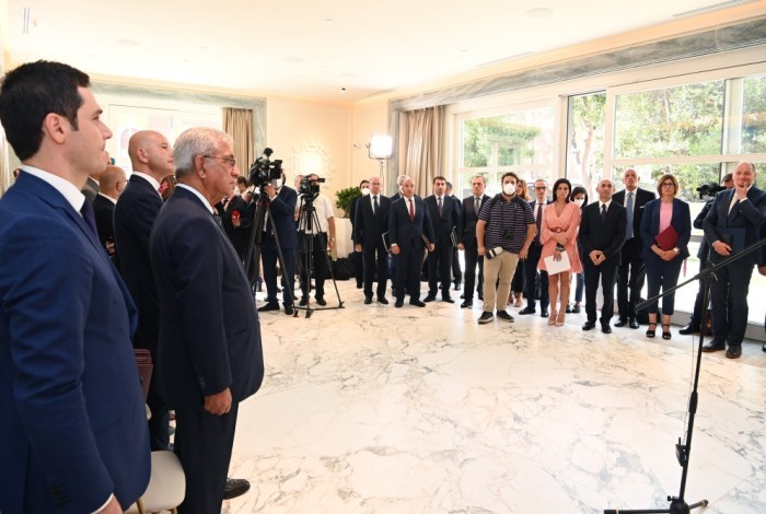 İtaliyada sənədlərin mübadiləsi mərasimi keçirilib(FOTOLAR)