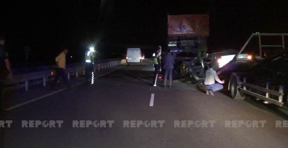 Azəbaycanda dəhşətli qəza:Ölən və yaralılar var (FOTOLAR)