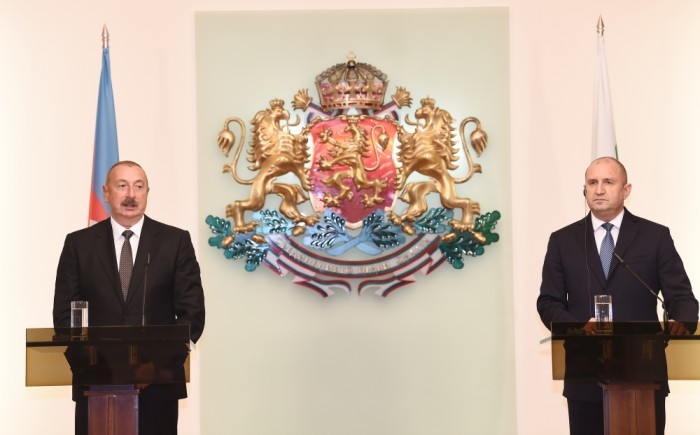 Prezidentlər mətbuata bəyanatlarla çıxış etdilər- YENİLƏNİB (FOTOLAR)