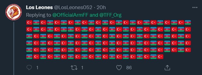 Türkiyəli azarkeşlər erməniləri PƏRT ETDİ  -İlham Əliyevin və Mübariz İbrahimovun FOTOLARI ilə