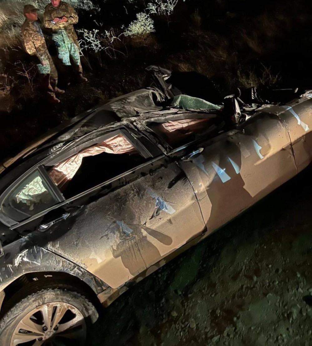 Binəli Yıldırım və Şamil Ayrımın qəza keçirdiyi avtomobilinFOTOSU