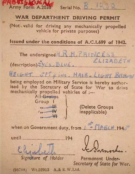 Kraliça II Elizabetin sürücülük vəsiqəsi hərracda satılacaq- FOTO
