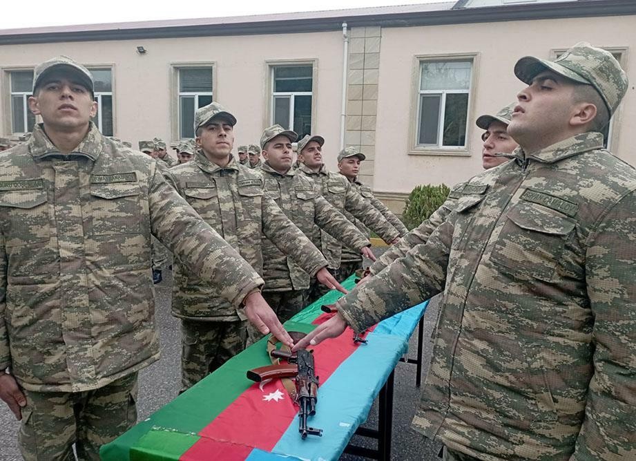 Azərbaycan Ordusunda andiçmə mərasimləri keçirildi- FOTO/VİDEO