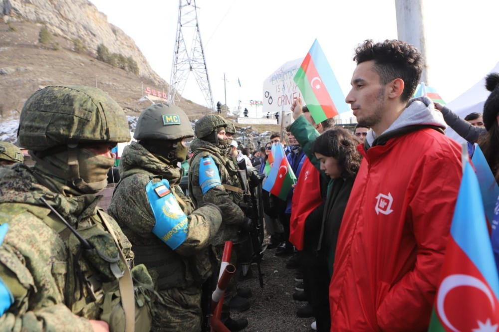 Könüllülər və gənclər təşkilatları Qarabağda ekoloji təcavüzə qarşı aksiyaya dəstək verirlər- FOTOLAR