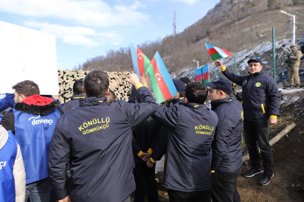 Könüllülər və gənclər təşkilatları Qarabağda ekoloji təcavüzə qarşı aksiyaya dəstək verirlər- FOTOLAR