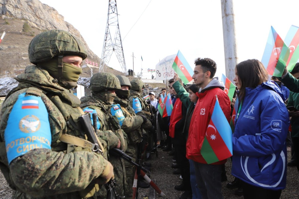 Könüllülər və gənclər təşkilatları Qarabağda ekoloji təcavüzə qarşı aksiyaya dəstək verirlər- FOTOLAR
