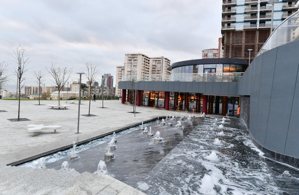 Prezident Mərkəzi Parkın 2-ci hissəsinin açılışına qatıldı- FOTOLAR