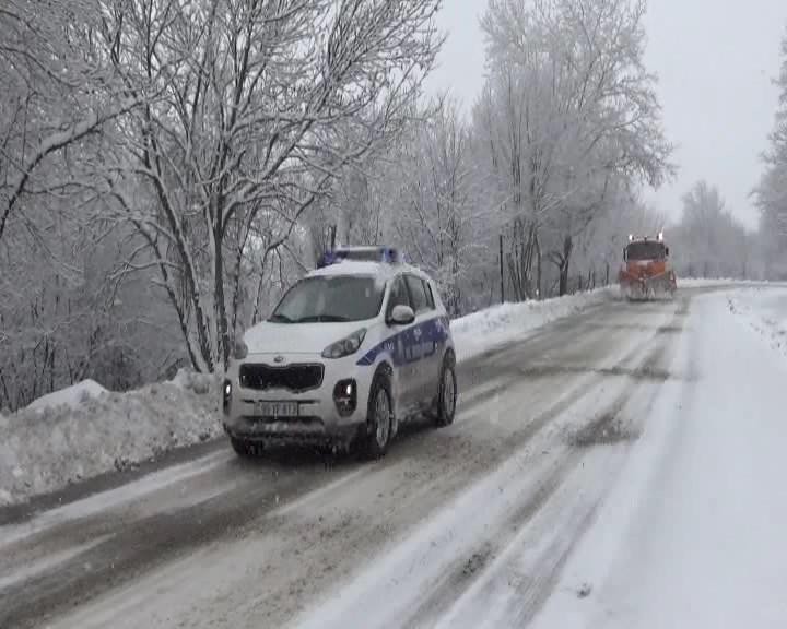 Bu yolda hərəkət tam dayandırıldı- FOTO