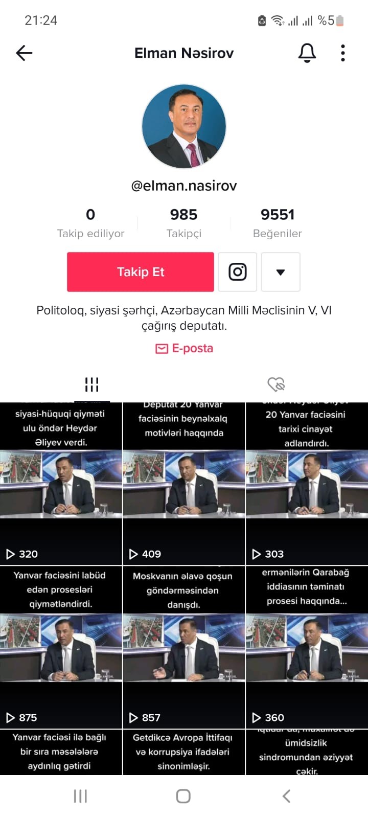 "TikTok"u olan millət vəkillərimiz- SİYAHI