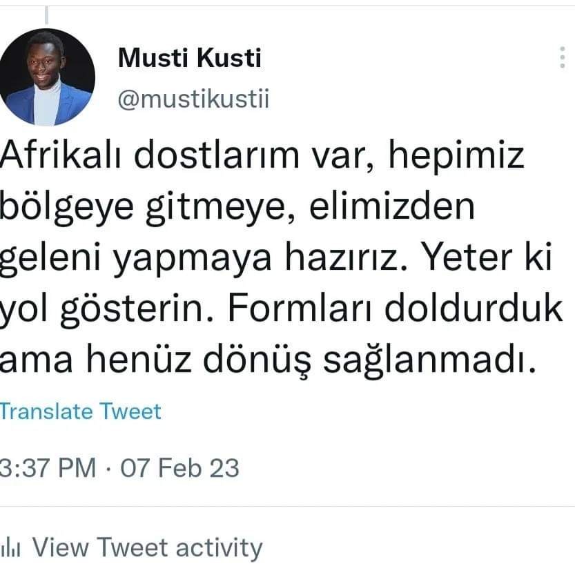 Afrikalı fenomenin zəlzələ qurbanlarına yardım etməklə bağlı çağırışıhər kəsi duyğulandırdı