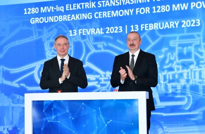 Prezident İES-in təməlqoyma mərasimində- YENİLƏNİB (FOTOLAR)