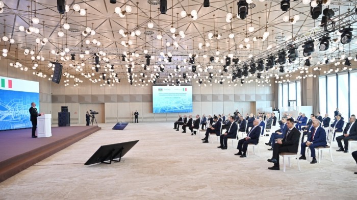 Prezident İES-in təməlqoyma mərasimində- YENİLƏNİB (FOTOLAR)