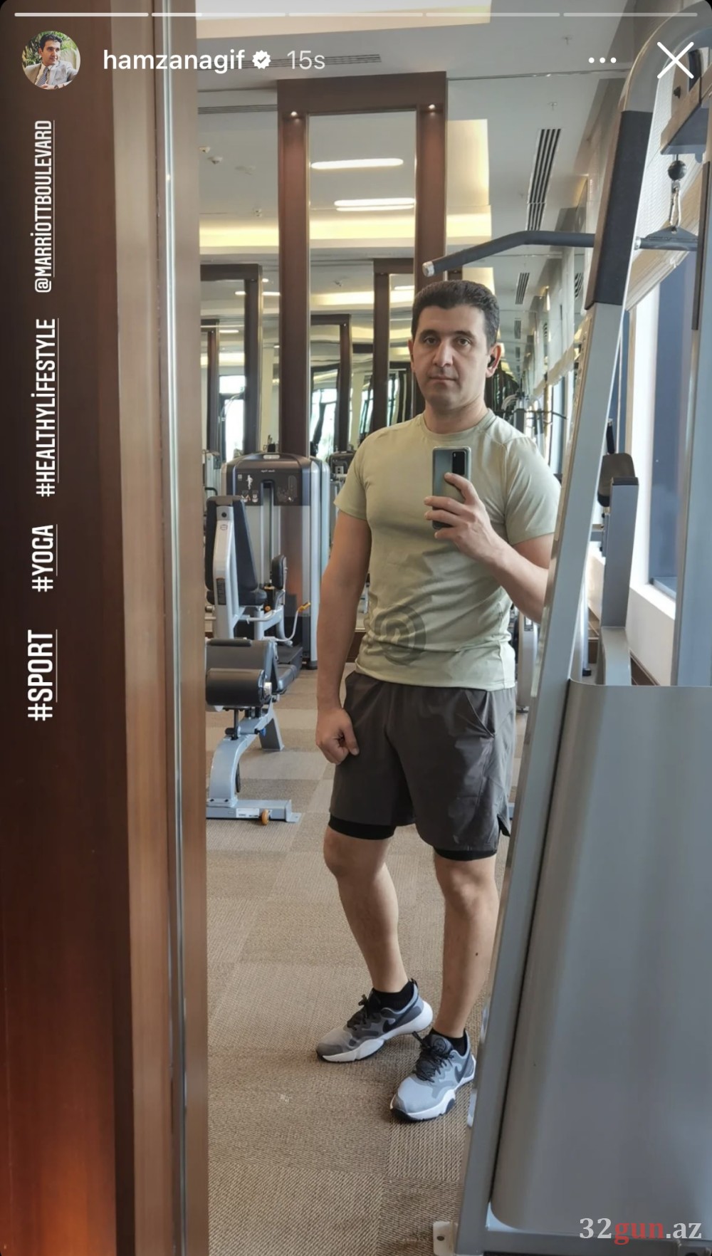 Millət vəkili idman zalında- FOTO