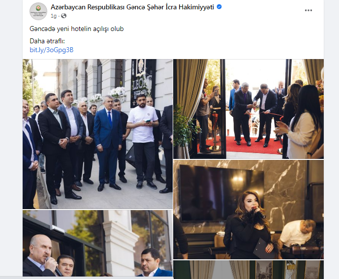 İcra Hakimiyyətinin rəsmi saytında reklam edilən hotelgörün kimin adınadır (FOTOLAR)