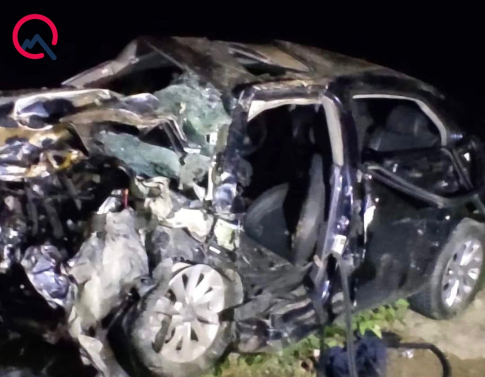 Toydan qayıdarkən ağır qəzada vəfat edənlərin görüntüsü -FOTO