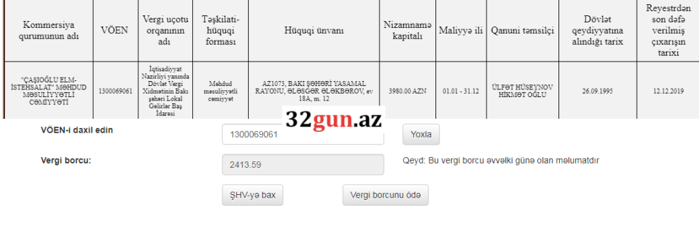Elm və Təhsil Nazirliyi vergi borcu olan  "ÇAŞIOĞLU ELM-İSTEHSALAT" MMC-ni  tenderdə qalib seçib- 488.996,6 AZN