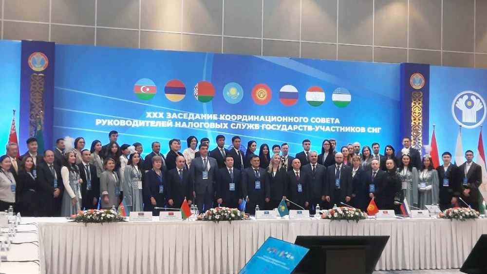 DVX-nin rəis müavini MDB vergi xidməti rəhbərlərinin Koordinasiya Şurasının iclasında- FOTO