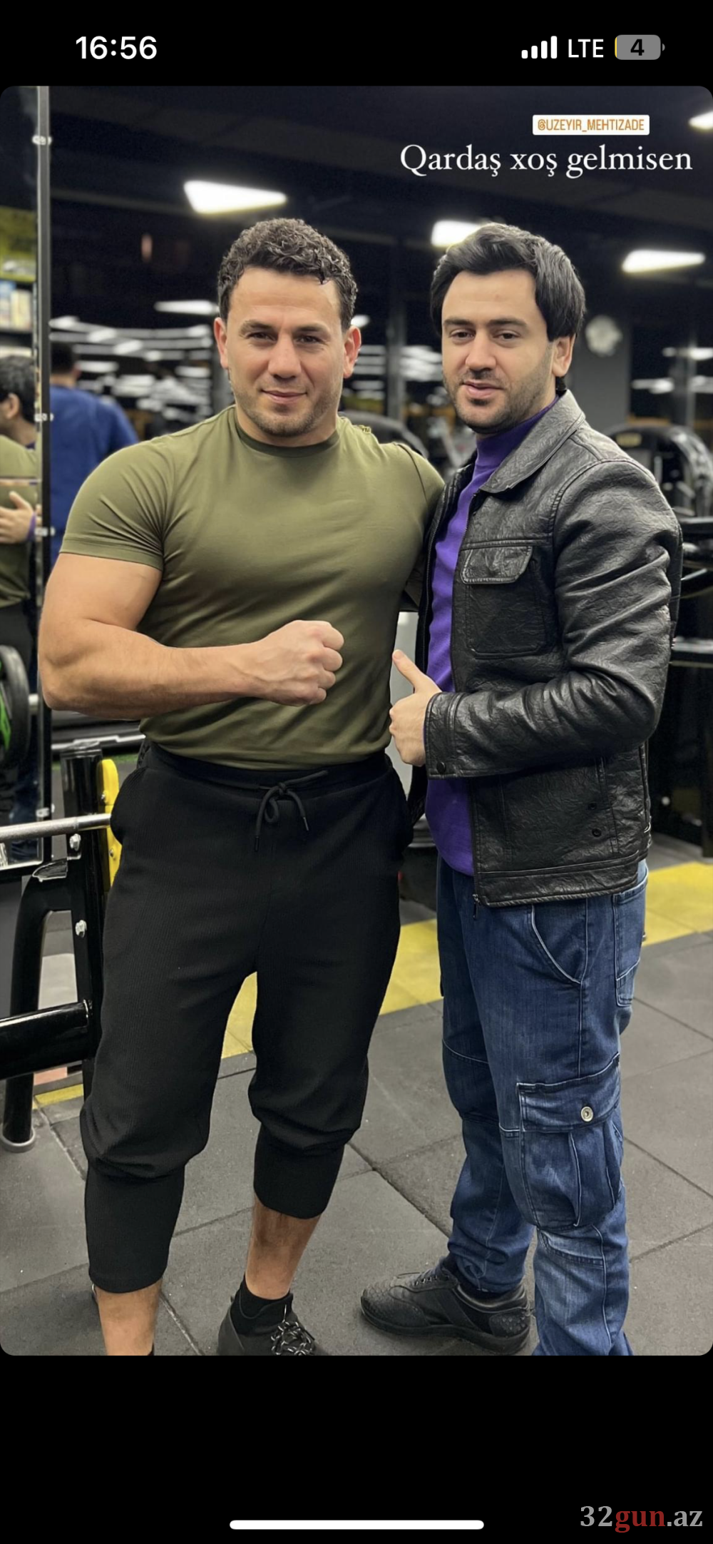 Üzeyir Mehdizadə tanınmış idmançının yanında məşqə başladı- FOTO