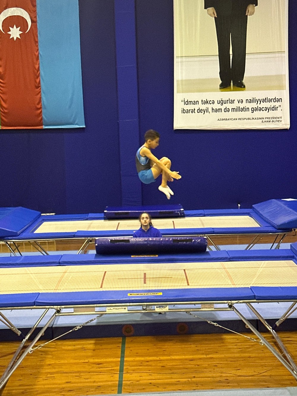 Azərbaycan çempionatının qalibi 9 yaşlı gimnast Murad Həsənlinin yeni uğurları- FOTOLAR