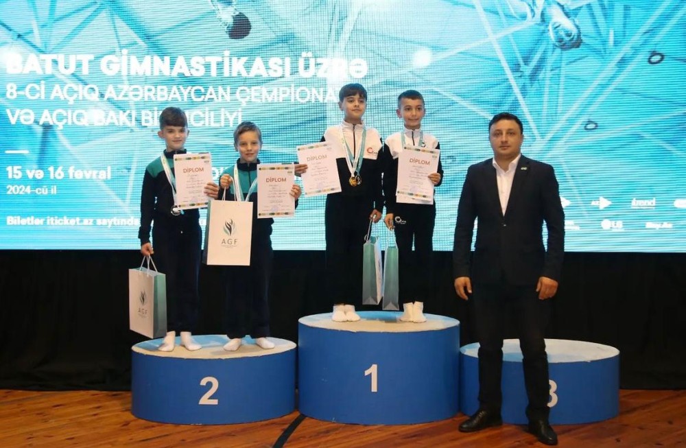 Azərbaycan çempionatının qalibi 9 yaşlı gimnast Murad Həsənlinin yeni uğurları- FOTOLAR