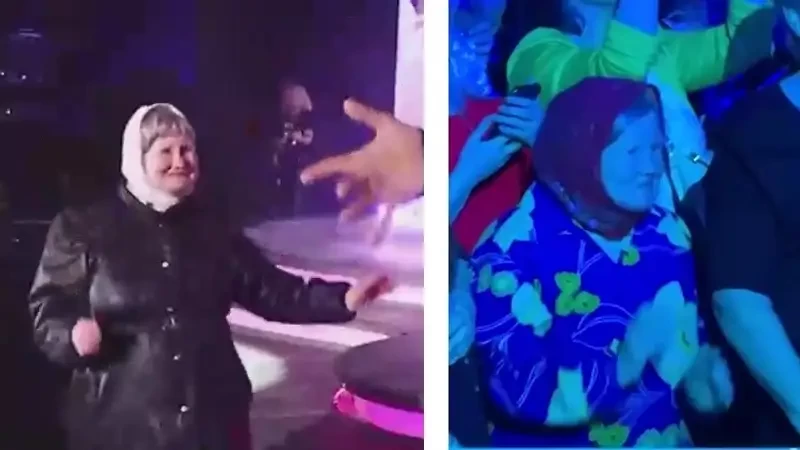 Müğənni konsertintdə rəqsi ilə diqqət çəkən nənəyəev aldı - VİDEO